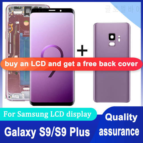 Burn Shadow Super AMOLED For Samsung Galaxy S9 G960 G960F LCD S9 Plus G965 G965F LCD Display Touch Screen Digitizer Assembly