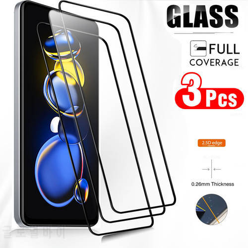 3 Pcs Tempered Glass Screen Protector For Xiaomi Redmi Note 11T Pro Plus Full Cover Film For Note 11Pro 11 Pro+ Protective Glass