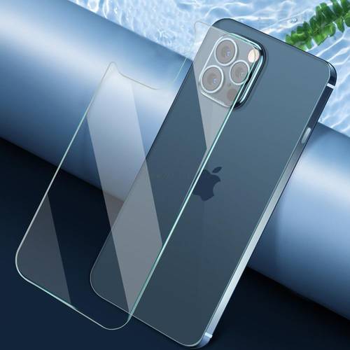 Back Glass For IPhone 14 Pro Max Screen Protector Rear Film For IPhone 11 12 13 Pro Max Mini SE XS XR X 8 7 Plus Tempered Glass
