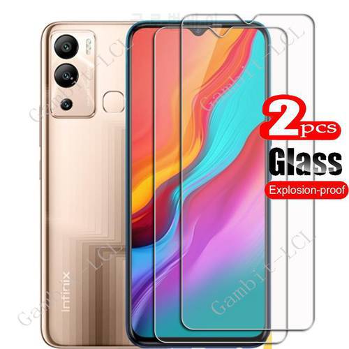 For Infinix Hot 12i Tempered Glass Protective On InfinixHot12i Hot12i X665B X665 6.6Inch Screen Protector SmartPhone Cover Film
