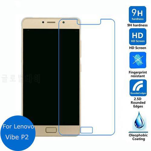 5pcs 2.5D 0.26mm 9H Safety Tempered Glass For Lenovo Vibe P2 Screen Protector Toughened protective film For Lenovo P2 Glass Case