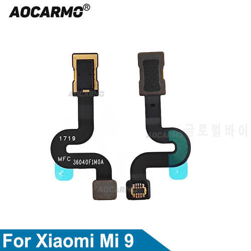 Aocarmo For Xiaomi Mi 9 Back Camera Flash Module Laser Focus Flex Cable Repair Part