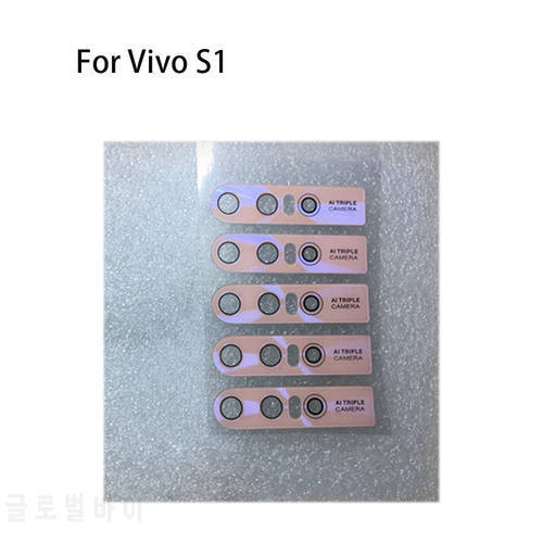High quality For Vivo S1 Back Rear Camera Glass Lens Test good For Vivo S1 Pro Replacement Parts With AdhesiveTape