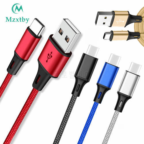 Mzxtby Usb Type C Cable Fast Charging Phone Android Charger Type-C Data Cord for Huawei Sansung Xiaomi Oppo Vivo Smartphones