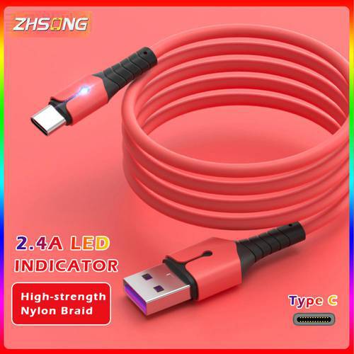 ZHSONG USB C Cable Type C Charging Cable for Xiaomi 11T Pro Samsung S21 USB C Cable Phone Wire Cord Fast Charging USB Cables