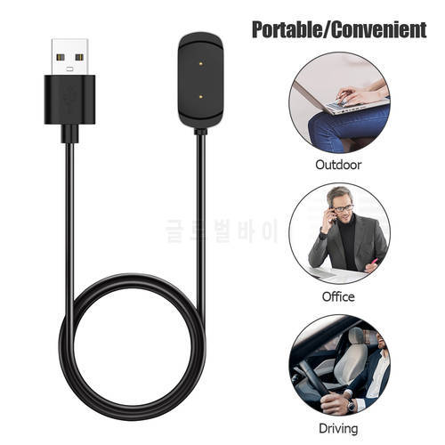 3.28ft USB Charger Cable Small Ornaments Outdoor Mobile Phone for Amazfit T-Rex A1918 GTR 42mm 47mm GTS Smartwatch