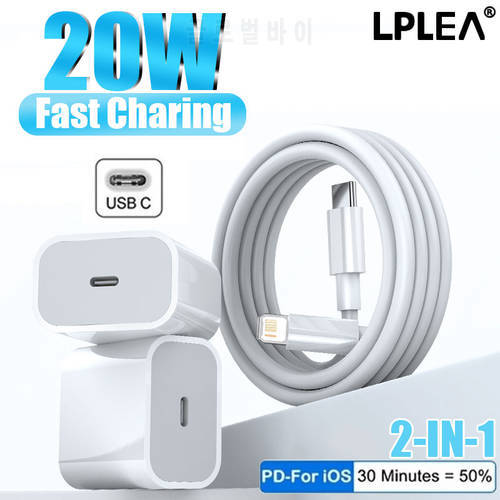 For Apple Original 20W Fast Charger For iPhone 14 Plus 11 12 13 Pro Max XS SE PD Quick Charger USB C To Type C Fast Charge Cable