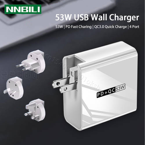 PD 20W USB Type C Charger Quick Charge 3.0 Mobile Phone Charger for iPhone Samsung Xiaomi Fast Wall Chargers usb c power adapter