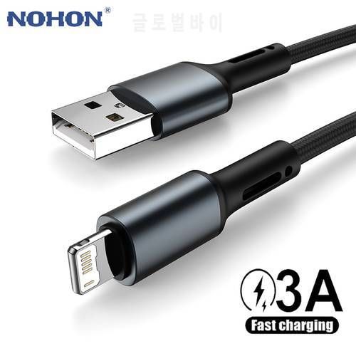 USB Cable For iPhone 13 12 11 Pro Max X XR 6 6S 7 8 Plus SE2 Apple iPad Fast Charge Data Charger Cord Mobile Phone Wire Long 3m