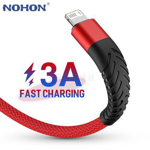 Fast Charge USB Cable For iPhone 13 12 11 Pro Max X XR XS 5 6 s 7 8 Plus SE Long 1m 2m 3m Apple Phone Data Charger Cord 3 m Wire