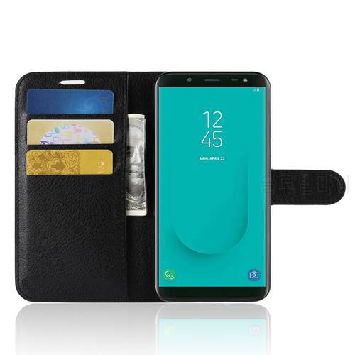 Phone Case For SAMSUNG Galaxy J6 European Version Flip PU Leather Back Cover Case For SAMSUNG J6 Coque Funda Case