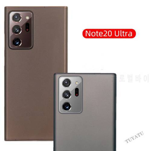 Ultra Thin Matte Phone Case For Samsung Galaxy note 20 ultra Lens Full Cover Shockproof Frosted Cases note20