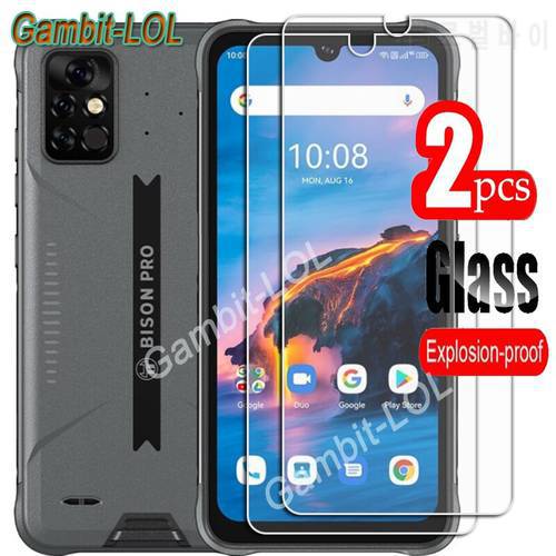For UMIDIGI Bison Pro Tempered Glass Protective ON UMI BisonPro UMIDIGIBison 6.3Inch Screen Protector Smart Phone Cover Film