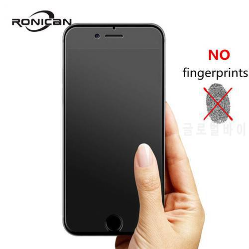 No fingerprint screen protector for iphone X XR XS Max SE 2020 matte tempered glass on iphone 11 12 Pro Max Mini 6 6s 7 8 plus