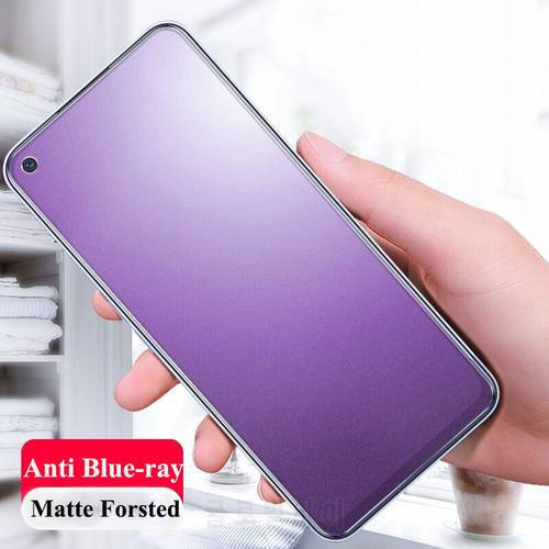 For Realme 6 7 8 9 Pro Plus Anti Blue Matte Frosted Tempered Glass Screen Protector For Realme 9 SE 9i 8S 8i 7i Protection Glass