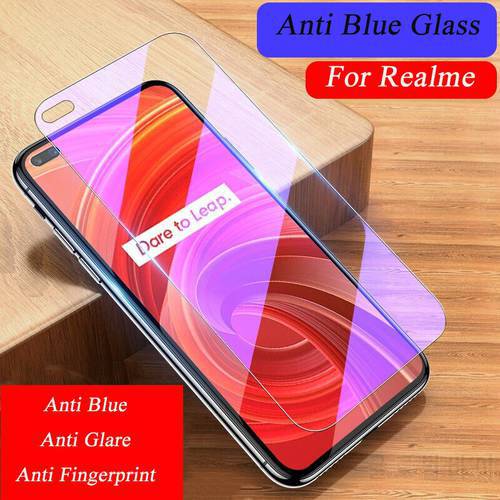 Anti Blue Tempered Glass for Realme X7 Max X50 Pro X50M Player X3 Super Zoom Screen Protector for Realme X2Pro Protective Film