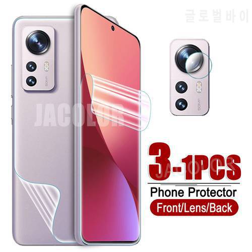 Protective Film For Xiaomi 12 Pro 12x 11T 11 Lite 5G NE Screen Gel Protector/Back Cover Hydrogel Film/Camera Glass For Xiaomi12
