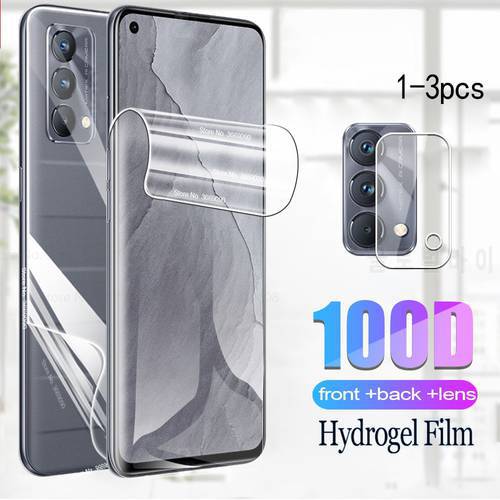 front back hydrogel films for realme GT Master Edition 5g phone flim screen protector for realme gt master 2021 camera glass