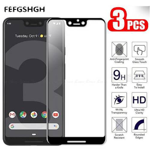 3D Curved Toughened Protective Film Full Coverage Cover Tempered Glass Screen Protector For Google Pixel 3a 3 2 XL 3aXL 3XL 2XL