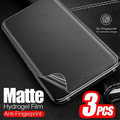 3PCS Full Glue Hydrogel Matte Film For Xiaomi Mi 11T Pro Xiaomi11T 11TPro 11 T T11 Soft Cover Frosted Screen Protector Not Glass
