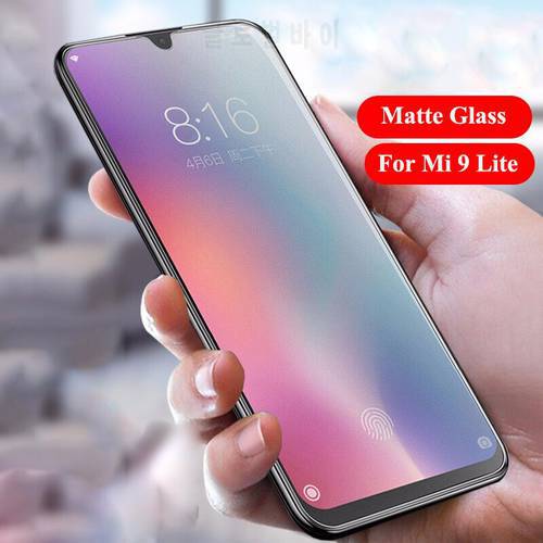 Matte Glass For Xiaomi Mi 9 Lite Glass Frosted Tempered Glass Mi9 10 Lite Mi 9 9T Pro 9 SE Anti Fingerprints Screen Protector