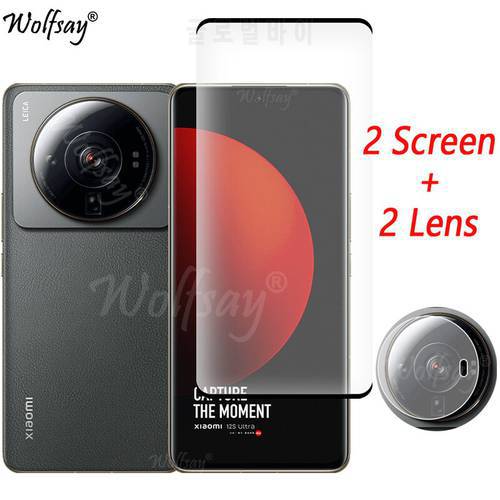 Full Cover Tempered Glass For Xiaomi 12S Ultra Screen Protector Mi 12S Ultra 12X 12S Pro Camera Glass For Xiaomi 12S Ultra Glass