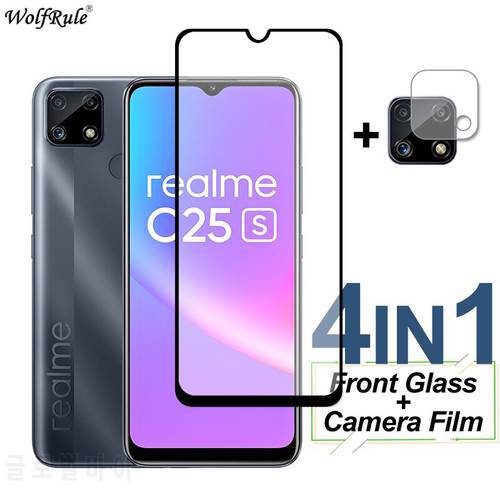 Full Cover Tempered Glass Realme C25S C31 C35 C25Y C25 C11 C30 C20 C21 Screen Protector Protective Phone Lens Film Realme C25S