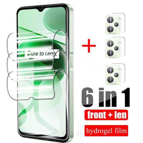 Full Cover Hydrogel Film For Realme C35 Protective Glass Screen Protector Realmy Reame Relme Ralme C 35 35C RMX3511 Glass Film