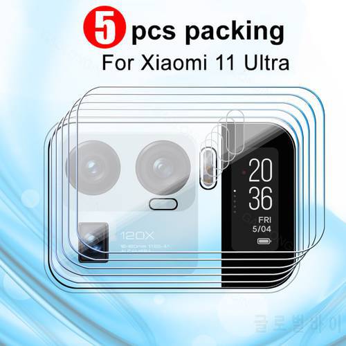 5Pcs Full Cover Camera Screen Protector For Xiaomi Mi 11 Ultra Lens Film For Xiaomi Mi 11 Ultra Lite Tempered Glass Protective