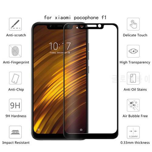 9D full cover tempered glass for xiaomi Poco X3 M2 F2 pro X2 C3 mi play phone screen protector protective film on the glass