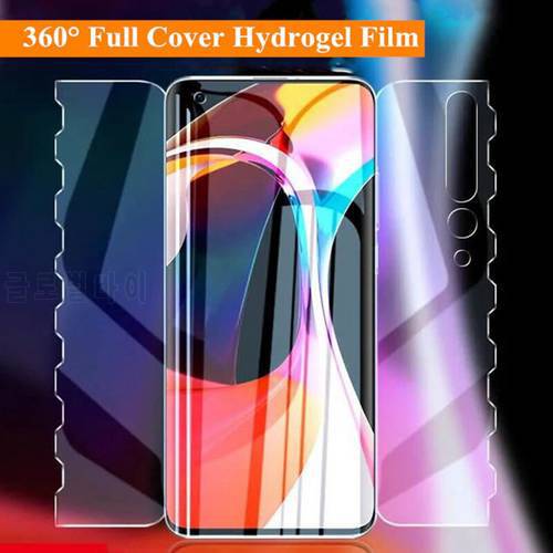 360°Hydrogel Film For Xiaomi Mi 11 12S Ultra 12Pro 12T 12X Full Cover Front Back Screen Protector Mi 12T Pro 11 Ultra Not Glass
