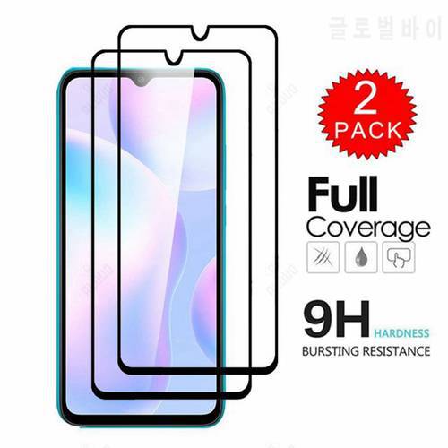 2 PCS Protective Glass for Xiaomi Redmi Note 9s 9 pro 9A 9C 9T C Screen Protector Full Cover Tempered Glas For Redmi 9 9A Glass