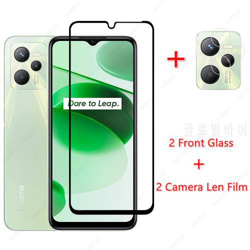 Glass for Realme C35 Tempered Glass for Realme C35 C25Y C25 C25s C21Y C21 C20 C17 C15 C12 C11 Front Glass Film Screen Protector