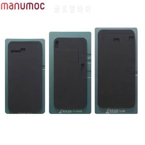 XHZC OCA Lamination Mold Silicone Black Pad Mat With Frame For iPhone X XS 11 XR 11 13 Pro Max 12 Mini 14 Plus Repair