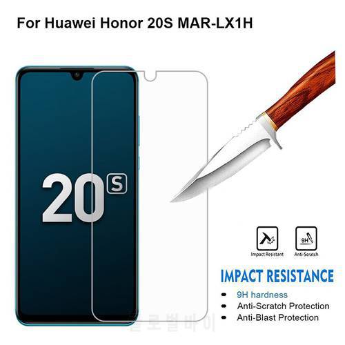 2PCS Screen Protector For Huawei honor 20 s phone Glass Tempered on Hauwei xonor honor20s 20s Global Edition MAR-LX1H Phone Film
