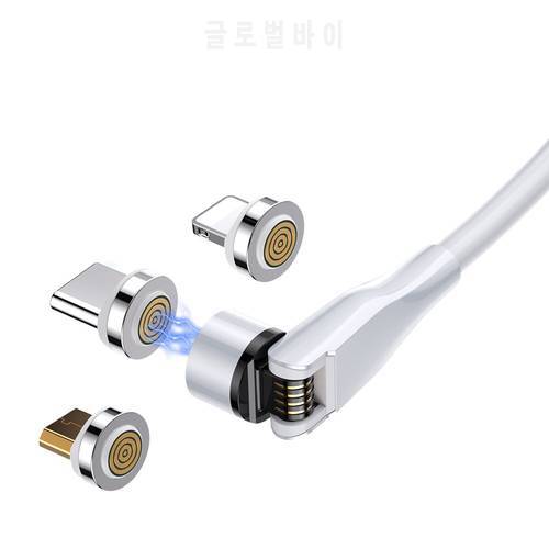 CANDYEIC Magnetic Charger For iPhone 12 Magnetic USB Cable for Huawei Mate 40 Type C Magnetic Cable For Xiaomi 10 Charger Cable