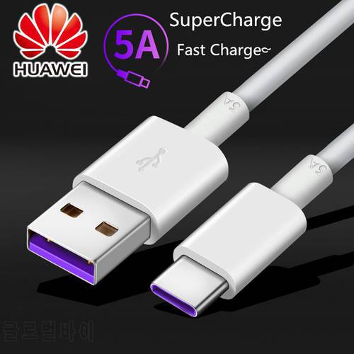 Original 5A Supercharge Cable Usb3.1Type C Fast Charge Date Cord for Honor 50 20 Pro Magic2 10 V10 V20 Huawei Mate 40 20 pro P30