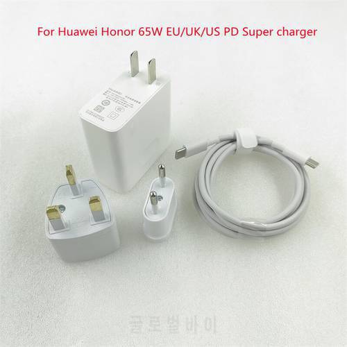 65W Super Fast Charger Original Huawei P50 Mate40 Pro Power Adapter Honor MagicBook 14 V14 16 SE MateBook X 14 14S D14 D15 X Pro
