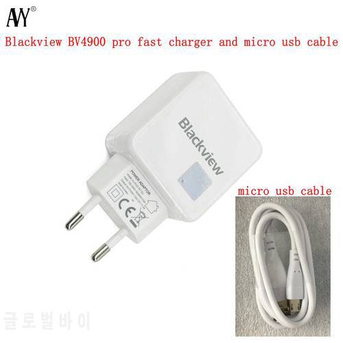 Power Adapter for Original Blackview BV4900 Pro BV4900S EU Travel Plug Charger 12V1.5A 18W Micro USB Cable