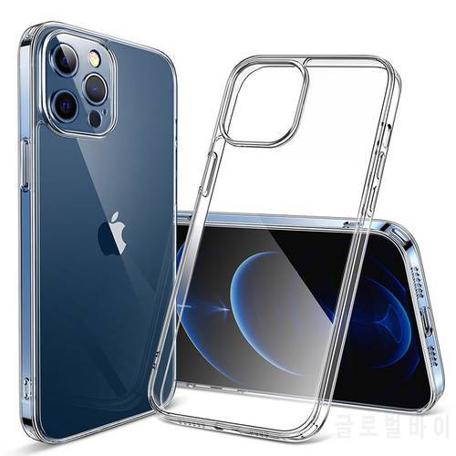 Fashion Ultra Thin Clear Case For iPhone 14 13 12 11 Pro XS Max XR X Soft Silicone For iPhone 8 7 6 Plus Transparent Back Cover
