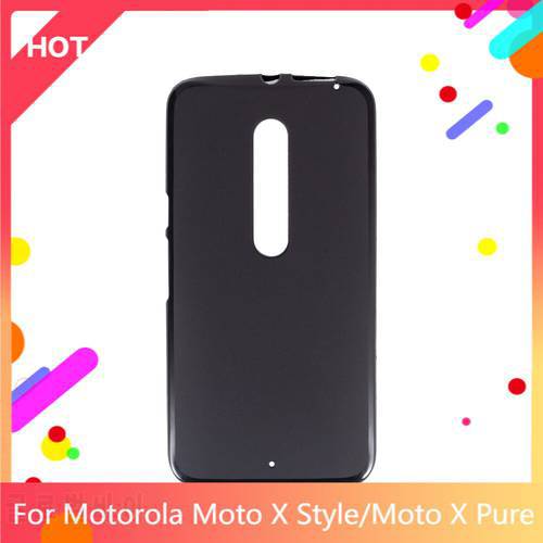 Moto X Style Case Matte Soft Silicone TPU Back Cover For Moto X Pure Case Slim shockproof