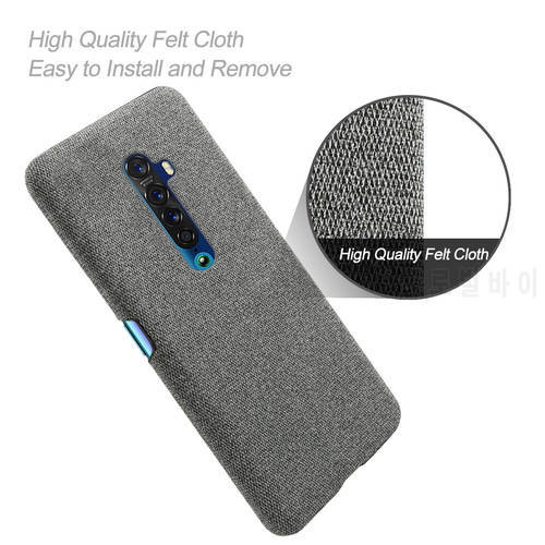 Anti-slip Ultra Thin Fabric Cloth Case For OPPO Reno 2 Z 2Z 2F Phone Cover For OPPO Reno 2Z 2F 2 Z RenoZ Reno2 Reno2F Reno2Z