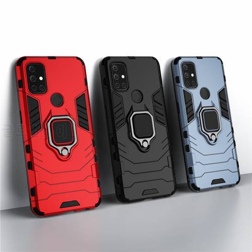 Shockproof Armor Case For Oneplus Nord N10 5G Case Ring Stand Back Phone Cover For One Plus NordN10 1+NordN10 N 10 Coque Funda
