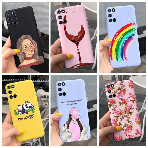 For Oppo A52 A72 A92 Case Stylish Painted Cover Soft Silicone Case For Oppo A92 A 52 72 OppoA52 OppoA72 OppoA92 Coque TPU Fundas