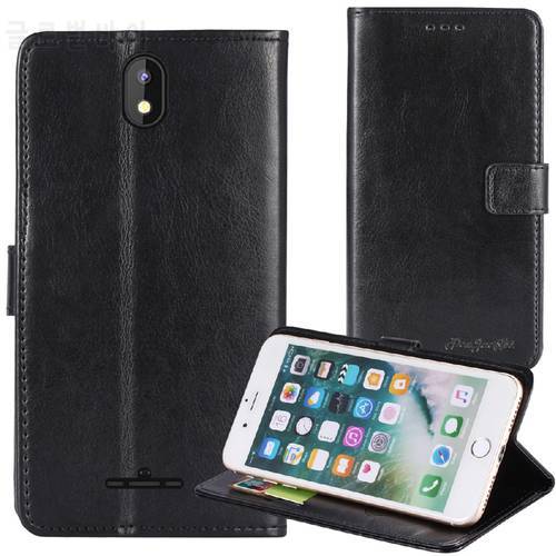 TienJueShi Business Style Magnetic Stand Protection Leather Cover Phone Case For SFR Altice S24 S34 E54 S32 Wallet Etui Skin