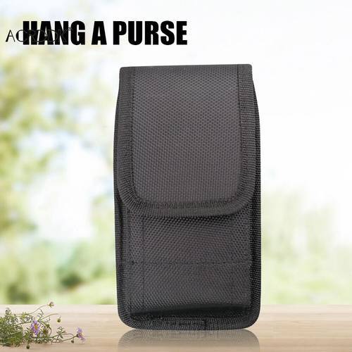 Cell Phone Holster with Belt Loop Oxford Cloth Nylon Fabric Rugged Compatible with Case On Device FC