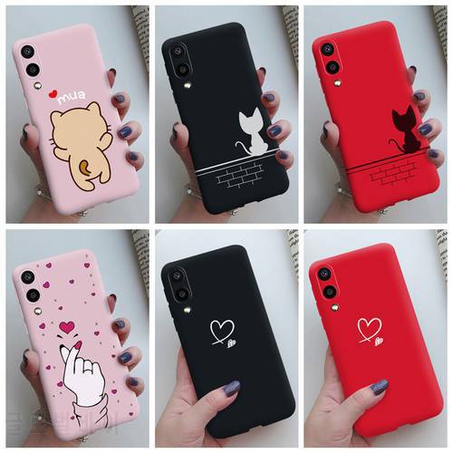 For Samsung Galaxy A02 Phone Case SM-A022F Soft Slim Silicone Cute Cats Love Heart Cover For Samsung A02 A 02 2021 SM-A022G Case