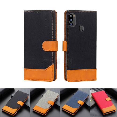 Phone Coque Cover For Samsung Galaxy M21 M21s Case Flip Wallet Leather Magnetic Card Book On Samsung M 21 21s M21S M21 2021 Case