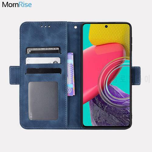 For Samsung Galaxy M53 5G Wallet Case Magnetic Book Flip Cover For Samsung M53 5G Card Photo Holder Luxury Leather Phone Fundas