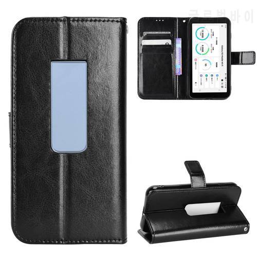 Luxury Flip PU Leather Wallet Lanyard Stand Case For Samsung Galaxy 5G Mobile Wifi SCR01 Japanese Phone Bags